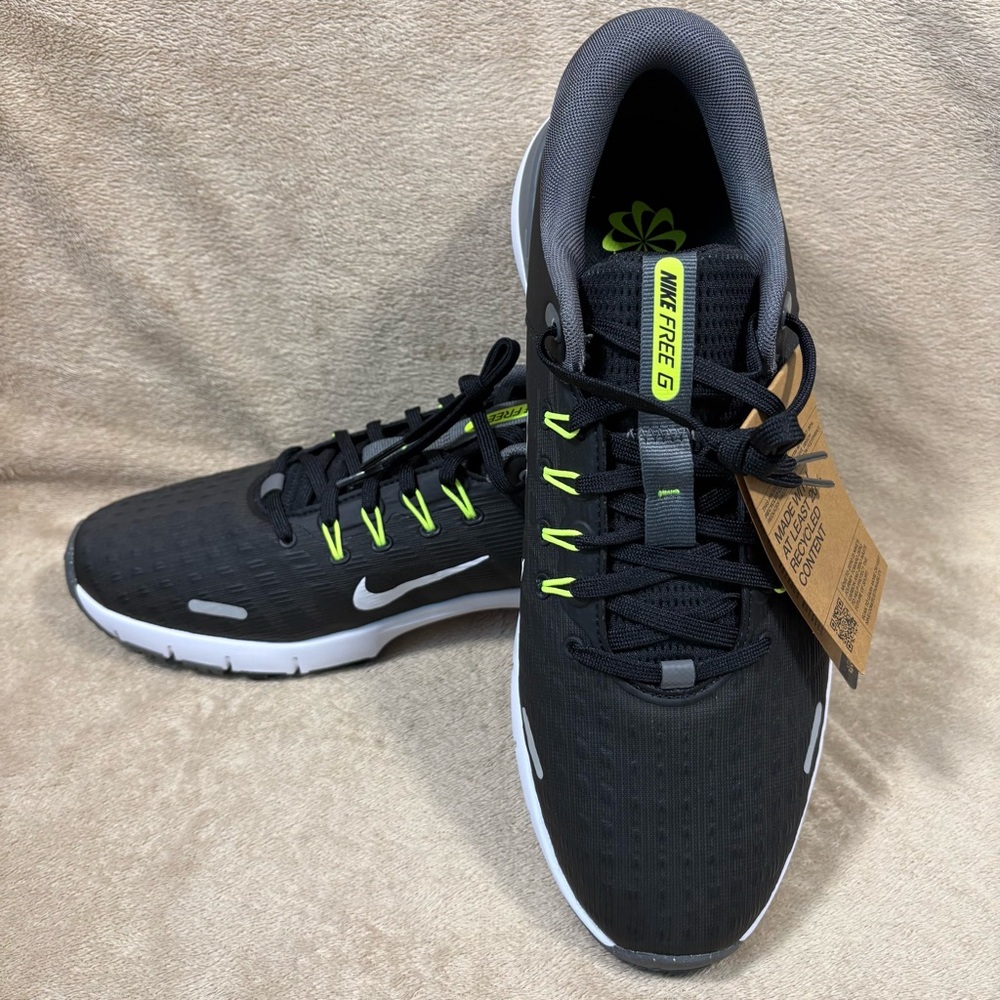 Nike Free Golf NN Golf Shoes‎ Black Iron Grey White FN0332-001 Men's Size 11.5 - Picture 4 of 9